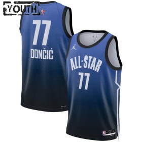 Dres All-Star 2023 Team 1 Luka Doncic 77 Nike Plava Swingman - Dječji